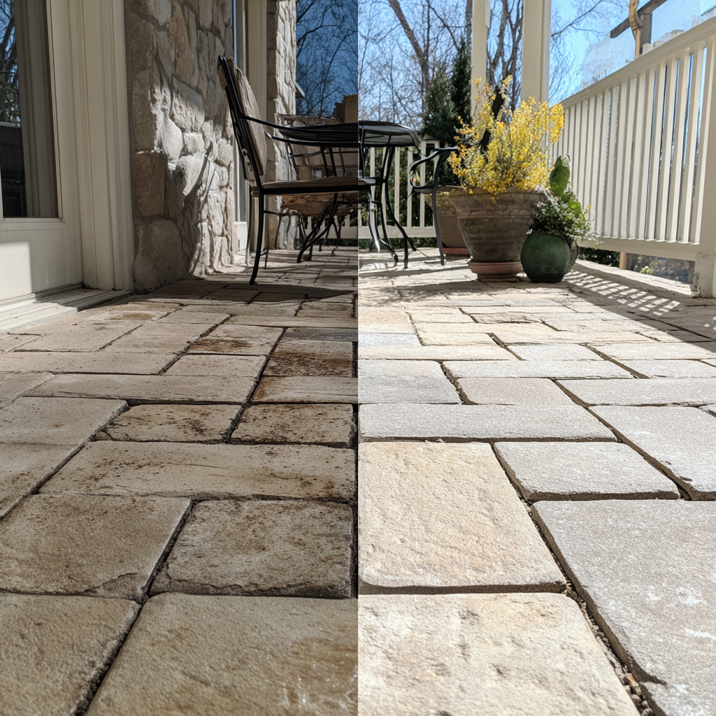 How to clean patio pavers