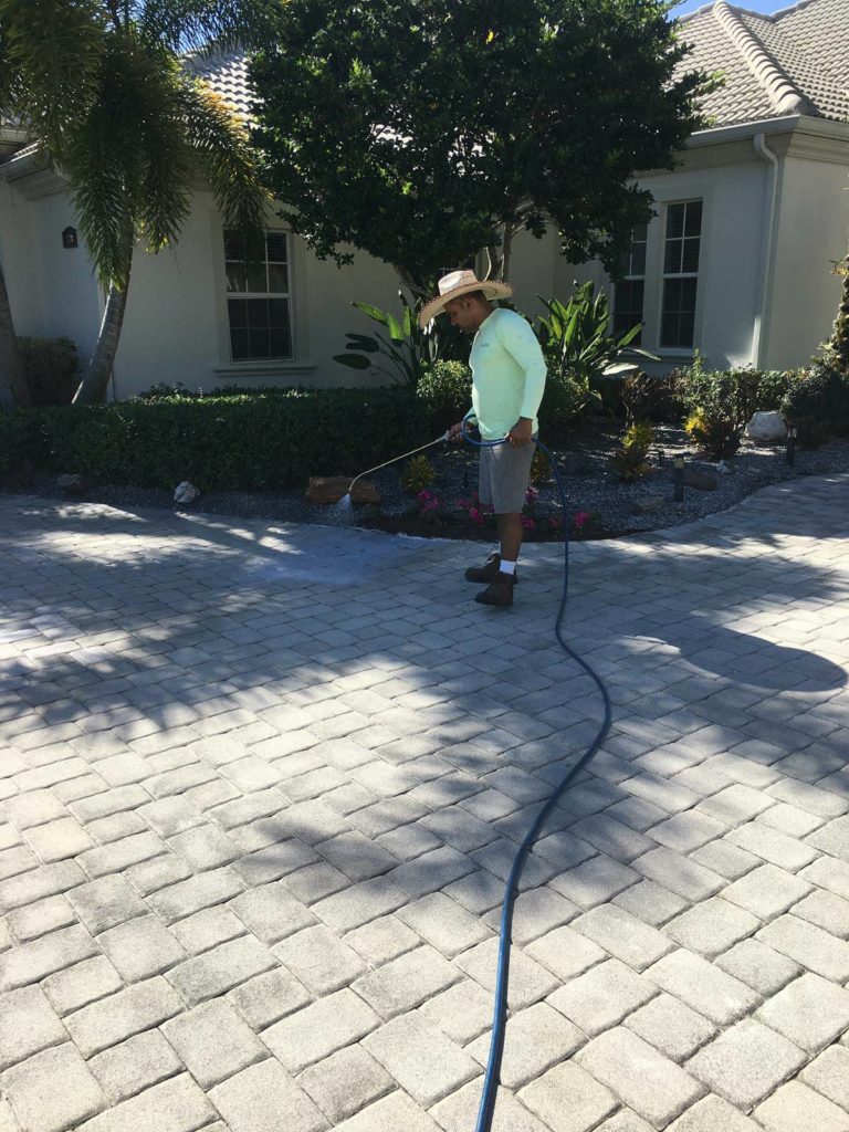 How to Clean Concrete Pavers Before Sealing? - S&S Pavers