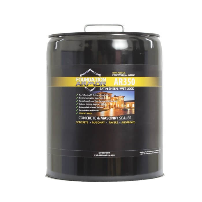 armor ar350 wet-look sealers for pavers