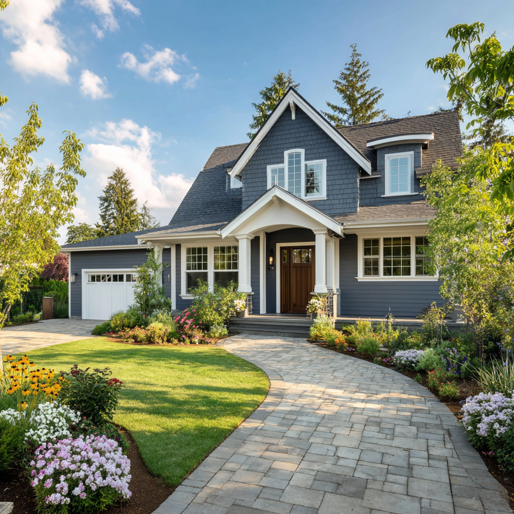 Sketch of curved paver with straight lines