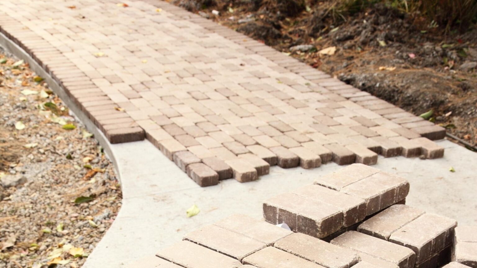 Can Pavers Be Installed Over Concrete? JS Brick Pavers