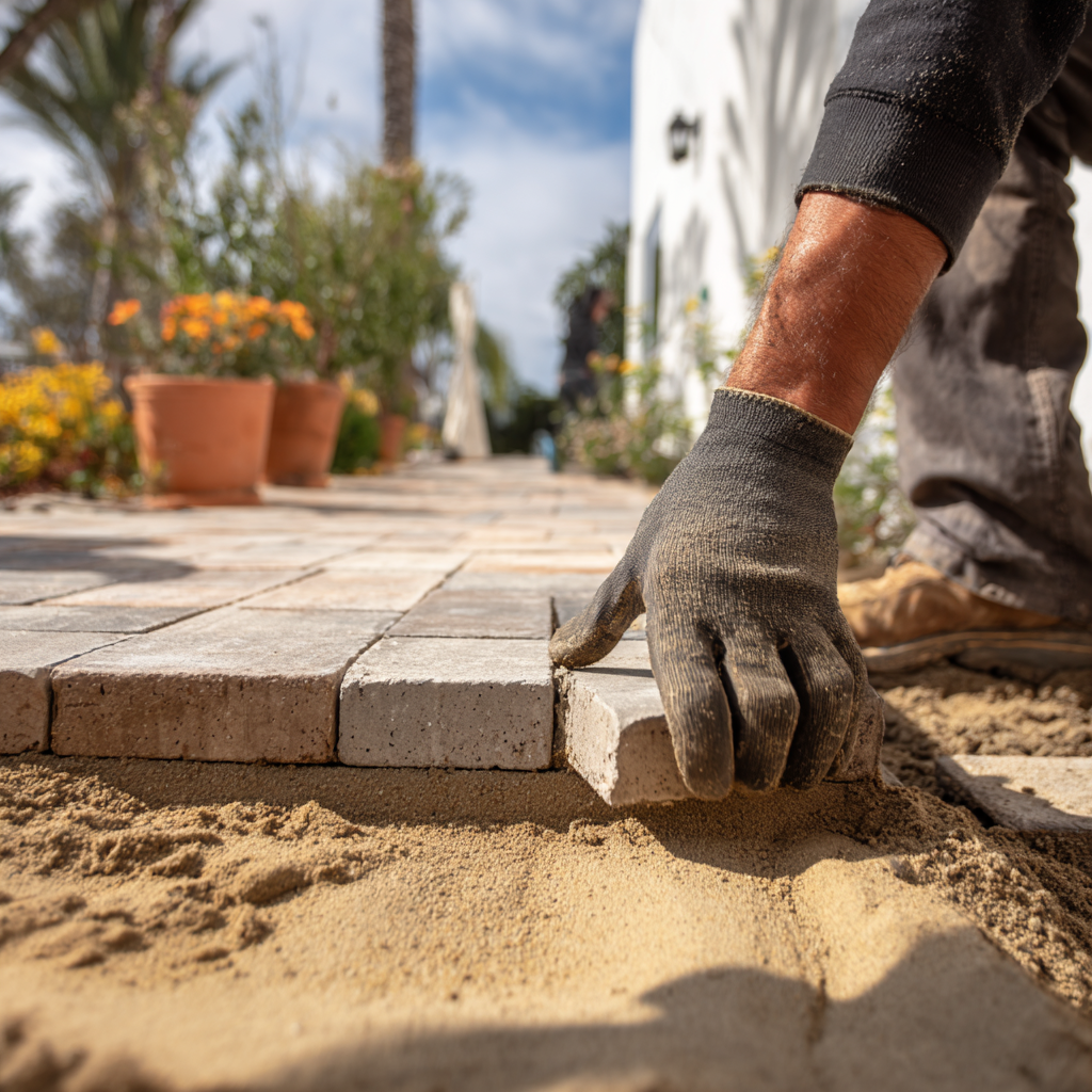 Can pavers be installed over concrete?