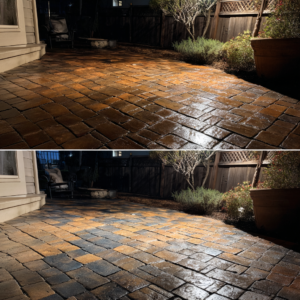 How long to stay off pavers after sealing?