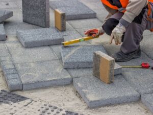 how to lay large pavers