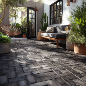 How to darken pavers? Is it really possible?
