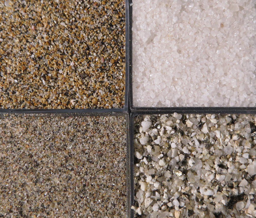 Different types of sand