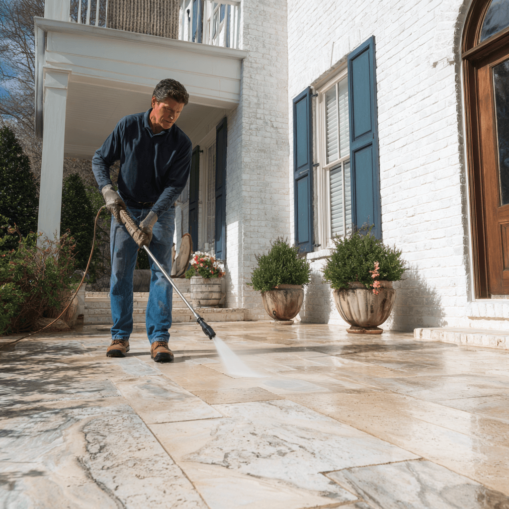 Travertine Pavers Maintenance