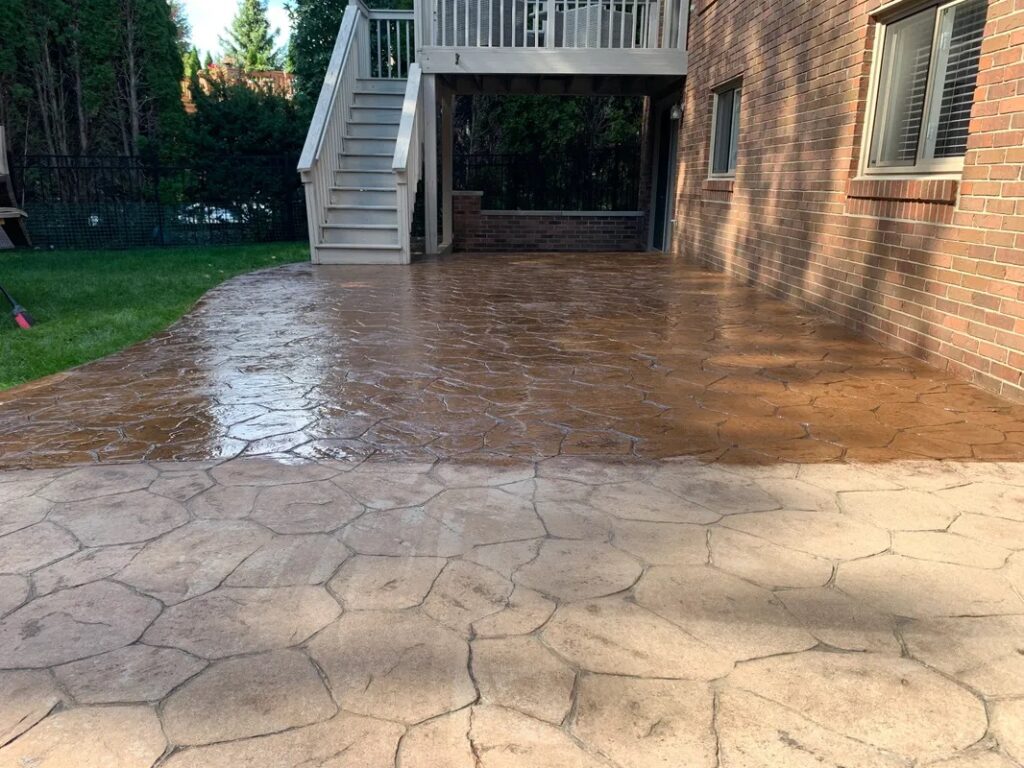 concrete sealer dry