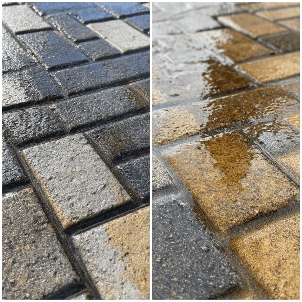 Permeable vs non-permeable pavers