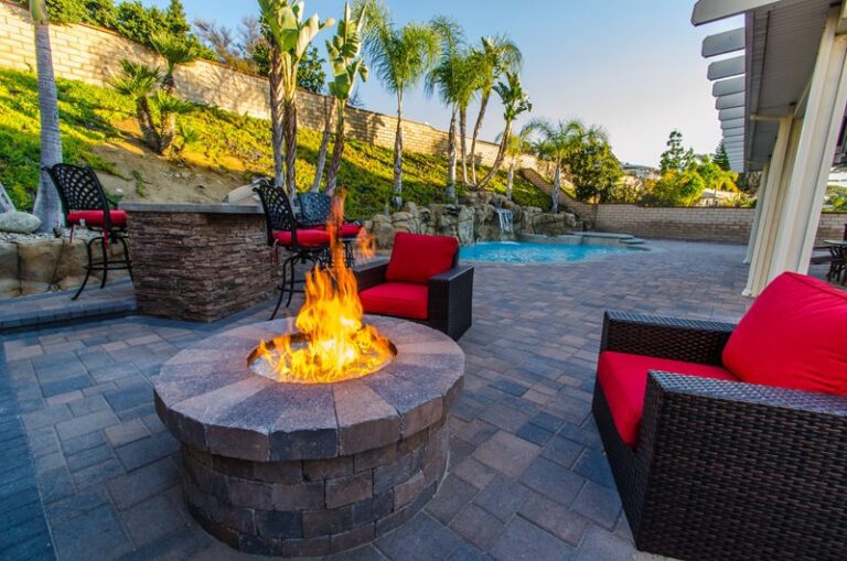 Patio Ideas With Pavers and Fire Pit JS Brick Pavers