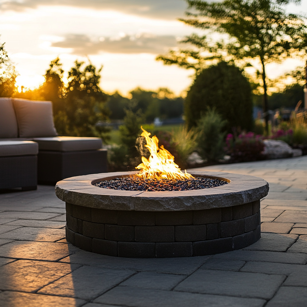 Can you put a fire pit on a paver patio?