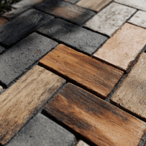 How to remove wood stain from brick?
