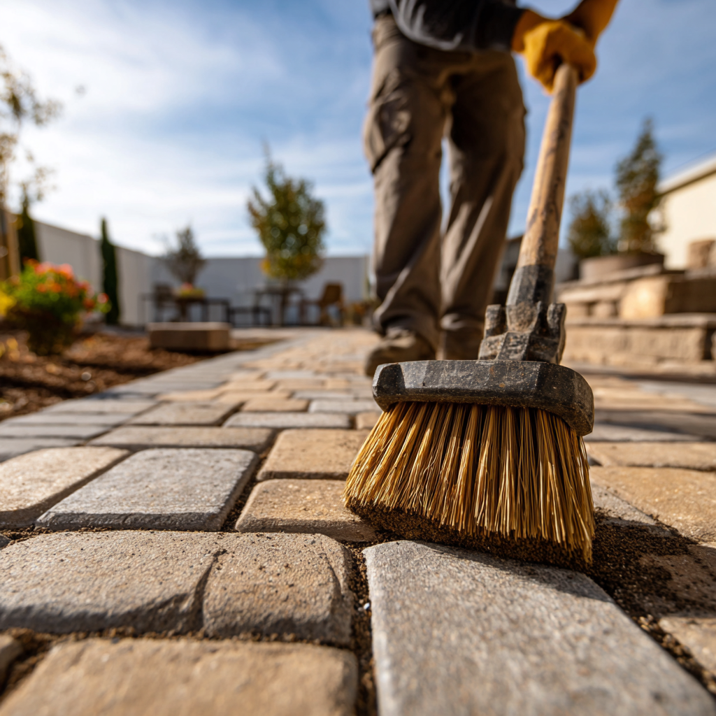 Polymeric sand for pavers