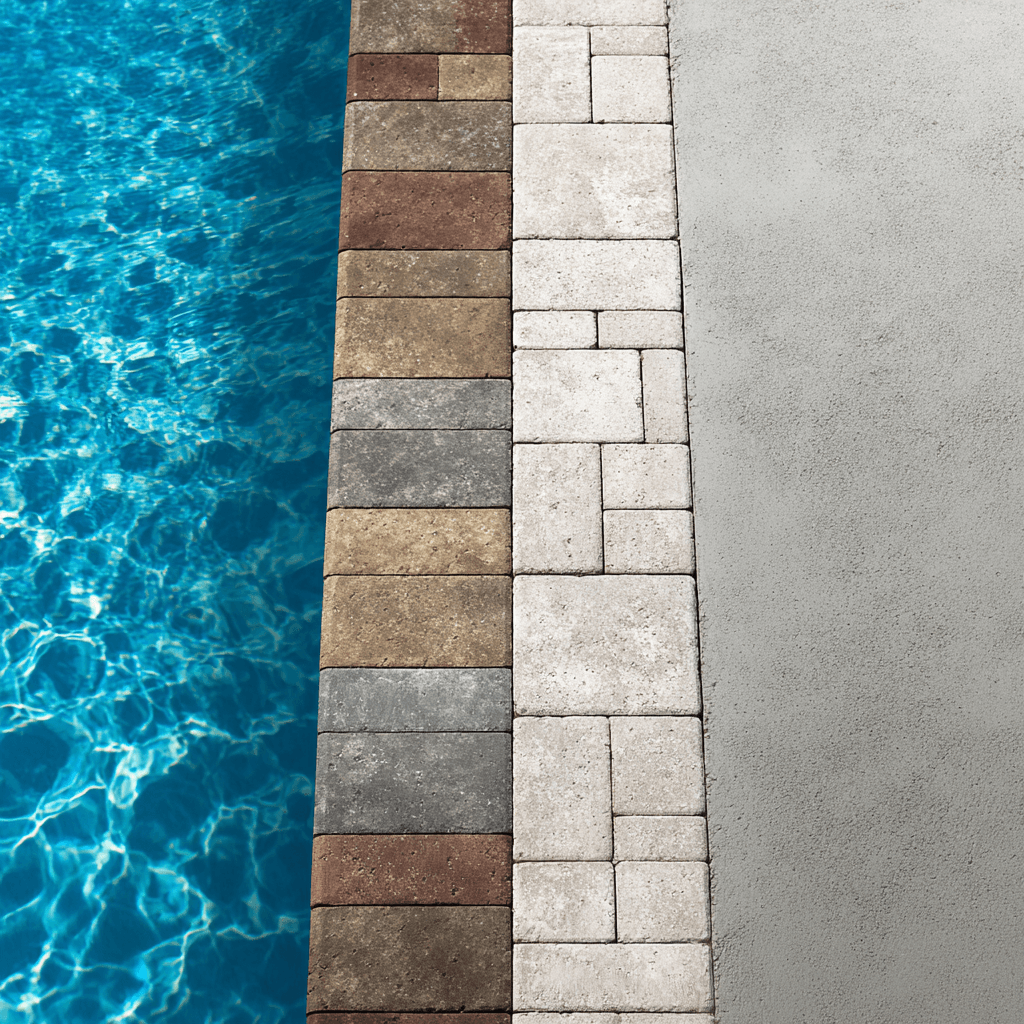 Pavers or concrete around pool? Make the best choice