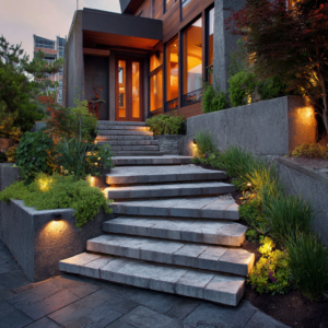 Elevate your outdoor space with these paver steps design ideas