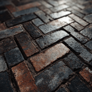 Dark brick pavers: tips and ideas