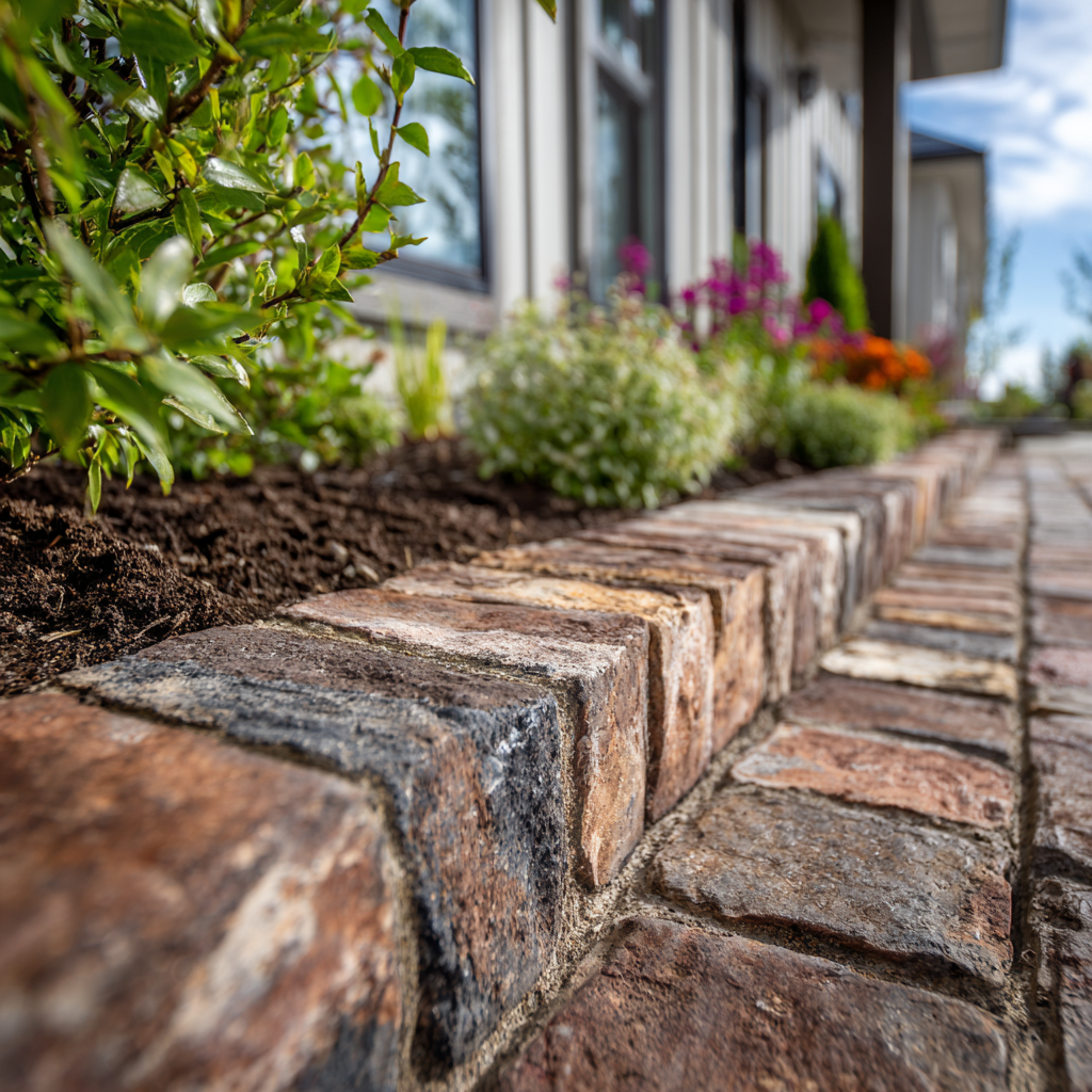 How to install pavers against the house foundation