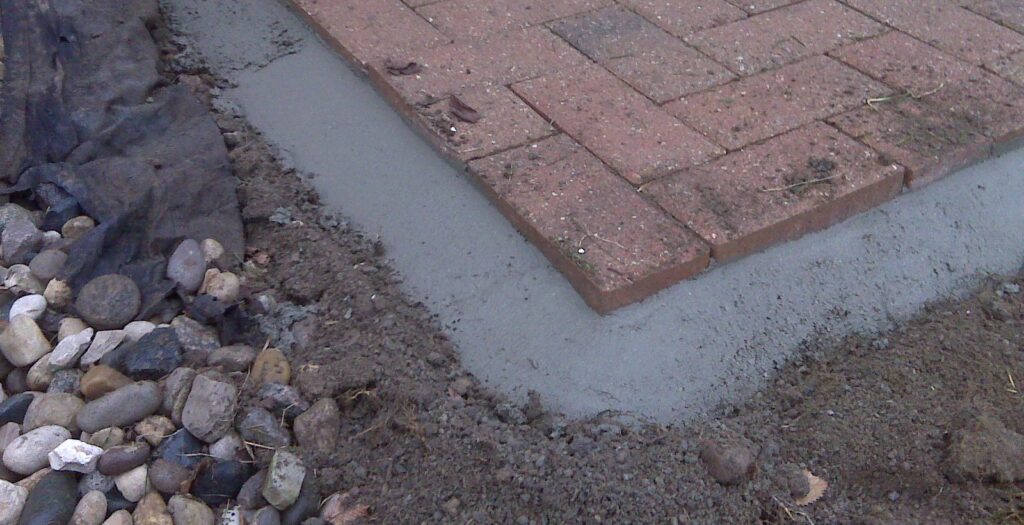 How to install paver edging