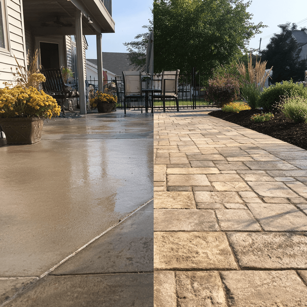 Pavers vs concrete per square foot