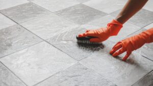 how to clean porcelain pavers