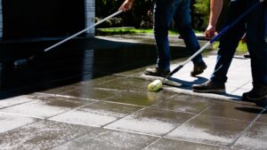 how to seal travertine pavers 2