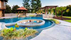 pool porcelain pavers