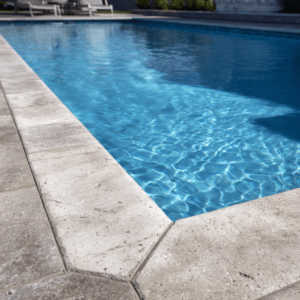 How to install paver coping on a fiberglass pool