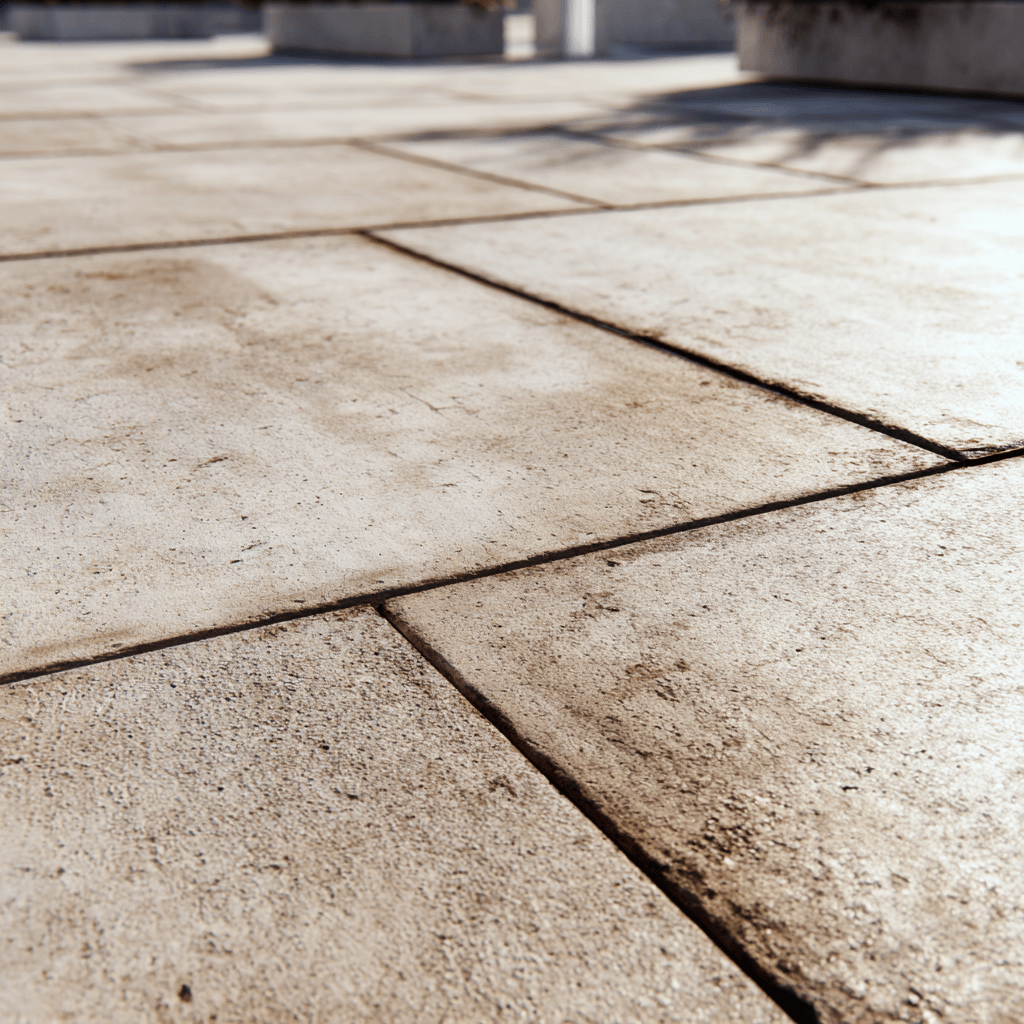 Large concrete pavers: outdoor spaces with style and durability