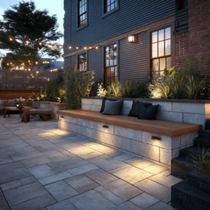 How to build a paver seating wall: full tutorial