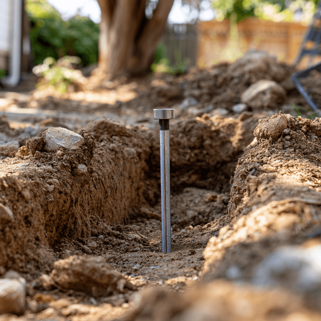 How deep to excavate for pavers