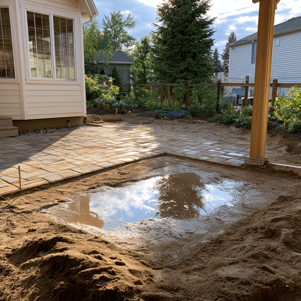 Can the paver base get wet?