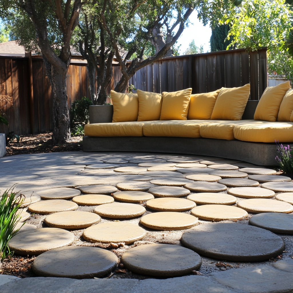 The beauty of round concrete pavers