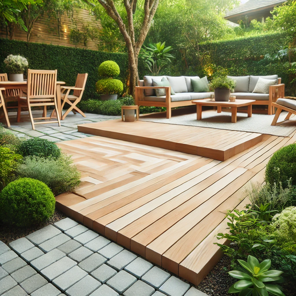 Wood pavers