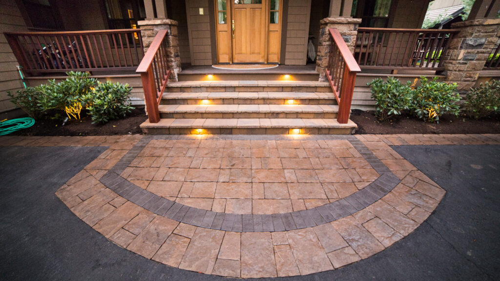 paver steps to front door