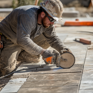 How to use a concrete paver saw to perfection