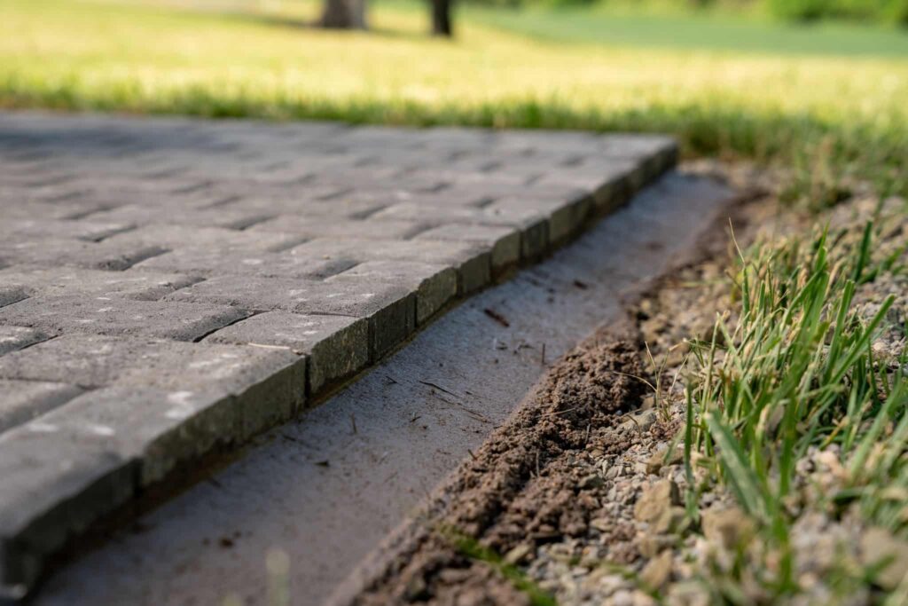 How to use paver edging for a professional finish