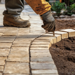 How to use paver edging for a professional finish