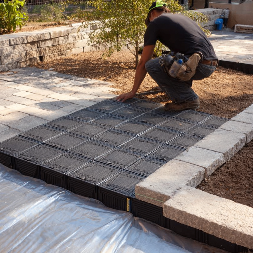 How many paver base panels do I need?