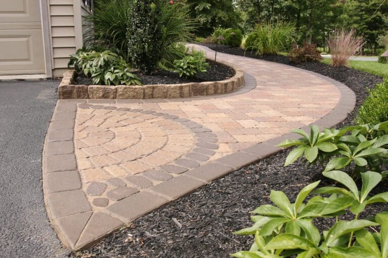 paver sidewalk designs