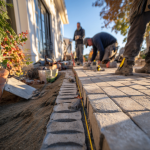 Check out the recommended slope for a paver patio