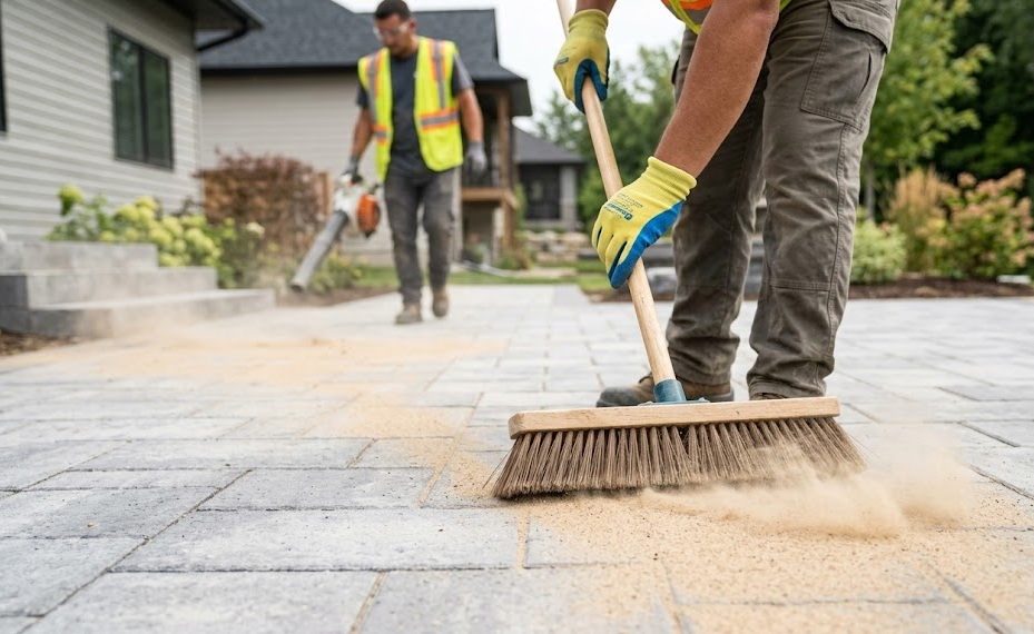 Polymeric sand for pavers