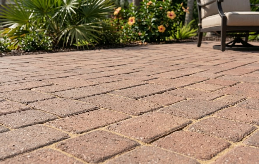 paver resanding patio