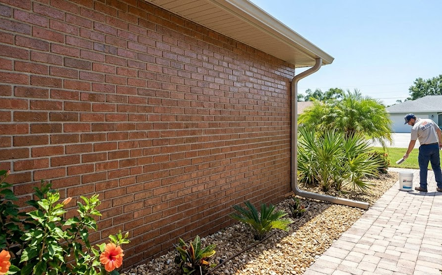 why do bricks turn black how to fix