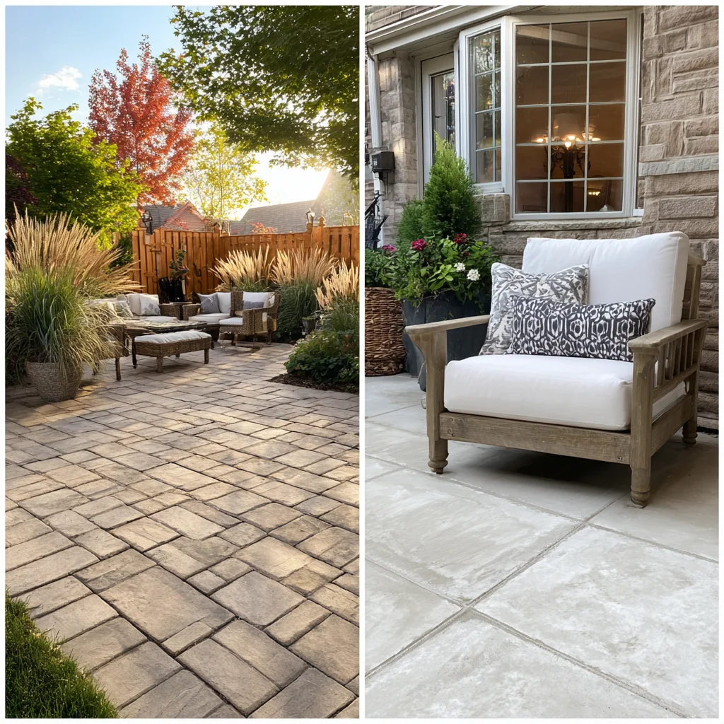 Pavers vs concrete