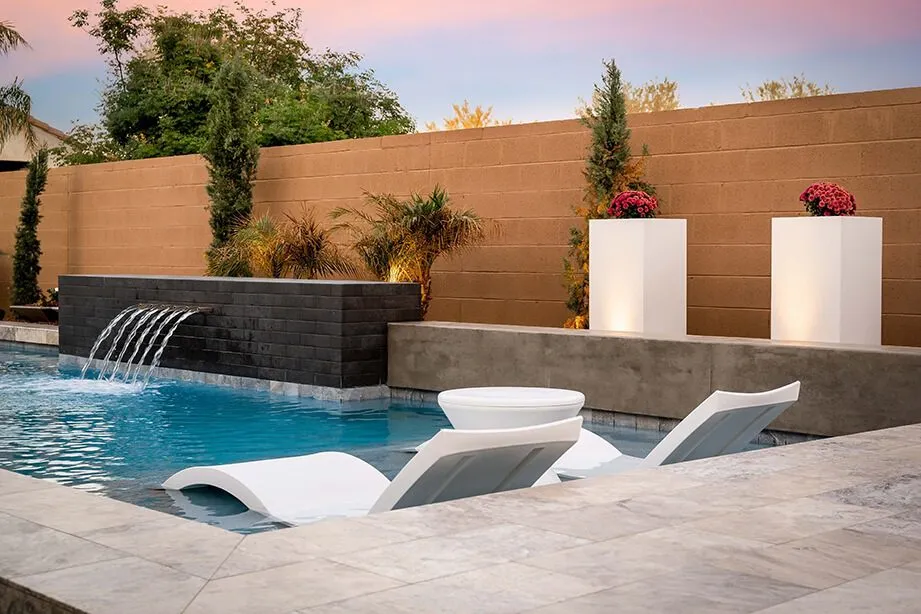 silver travertine pool pavers