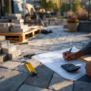 How many square feet are in a pallet of pavers?