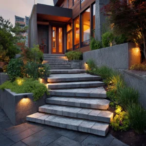 Elevate your outdoor space with these paver steps design ideas