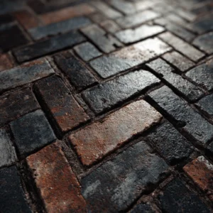 Dark brick pavers: tips and ideas