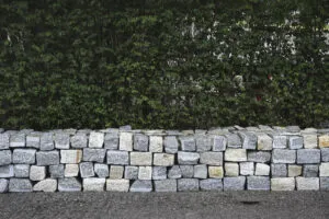 Paver seating wall