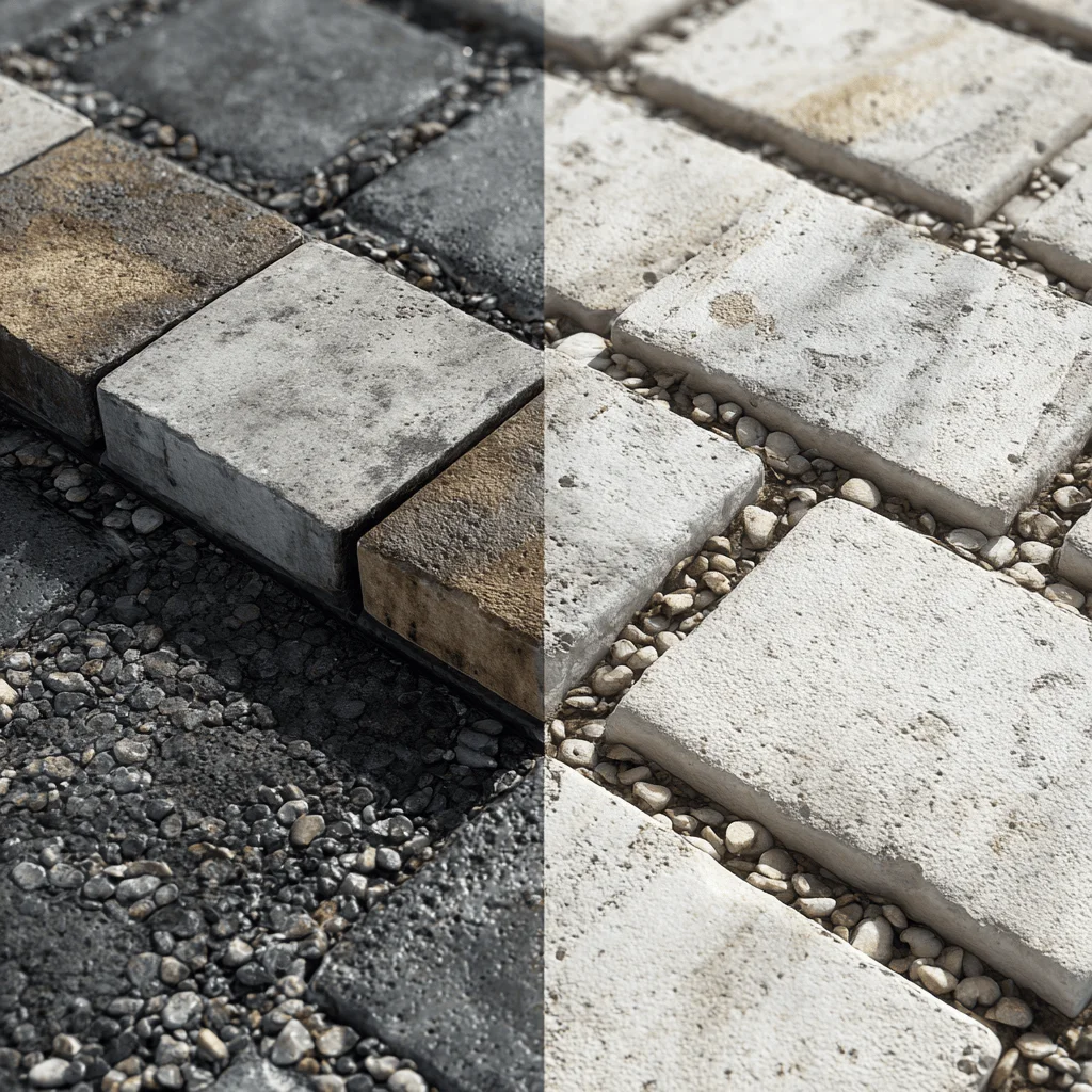 What to put between pavers? Choosing the right material
